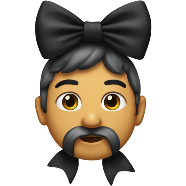 Black bow  emoji