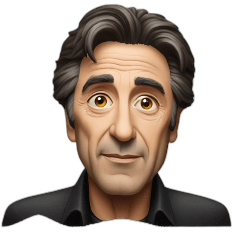 al pacino making a line of flour on the table emoji