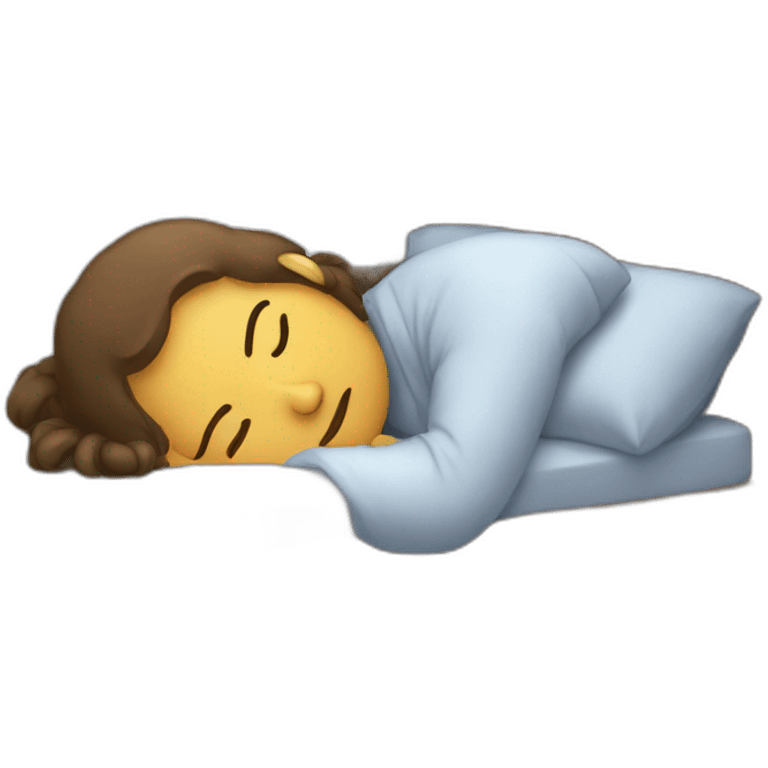 sleeping in front of pc emoji