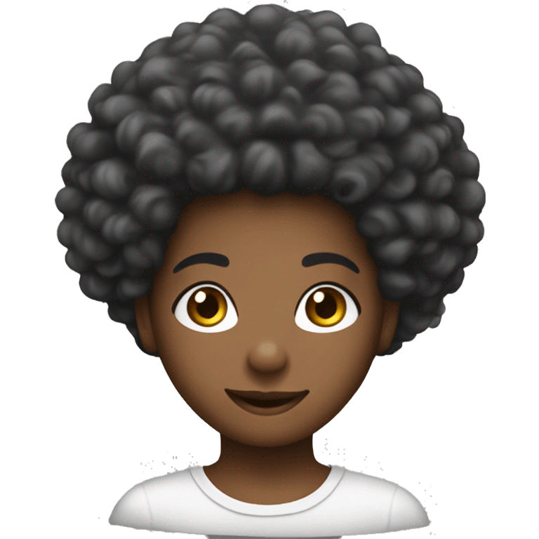 Washing Afro hair with shampoo  emoji