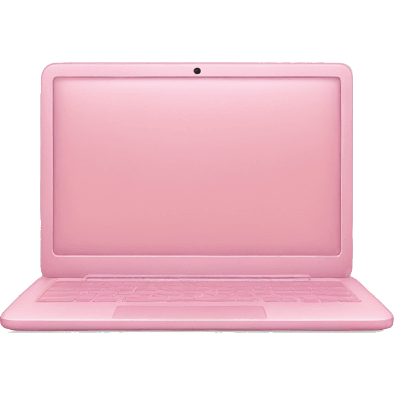 Soft Pink laptop 🩷 emoji