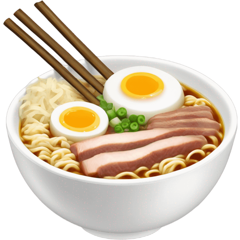 Bowl of ramen emoji