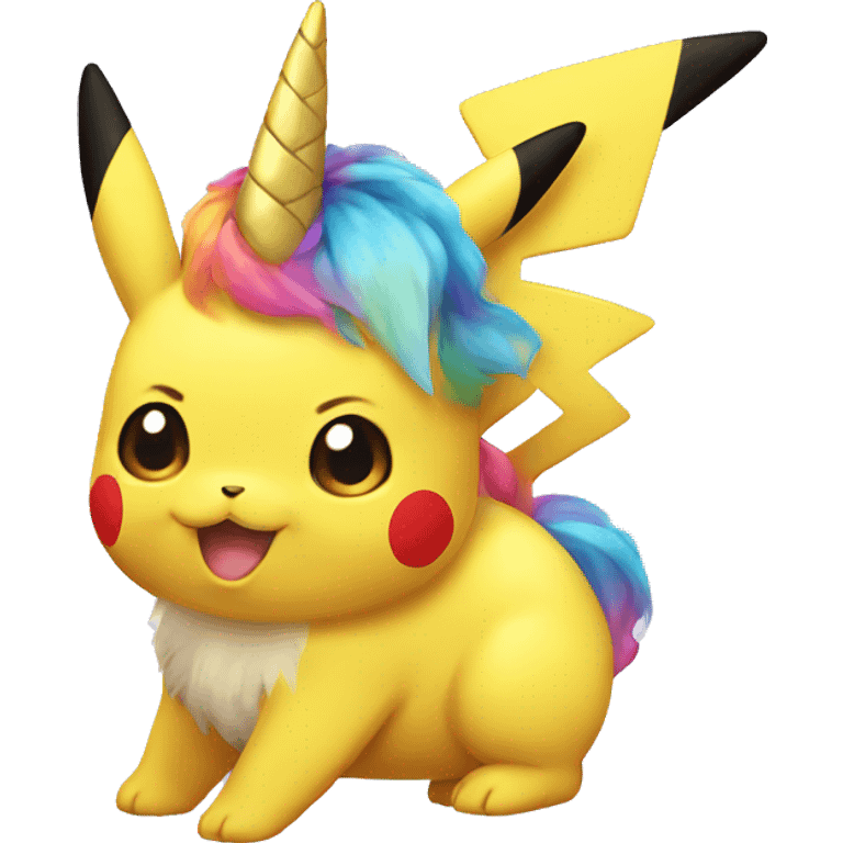 pikachu unicorn emoji