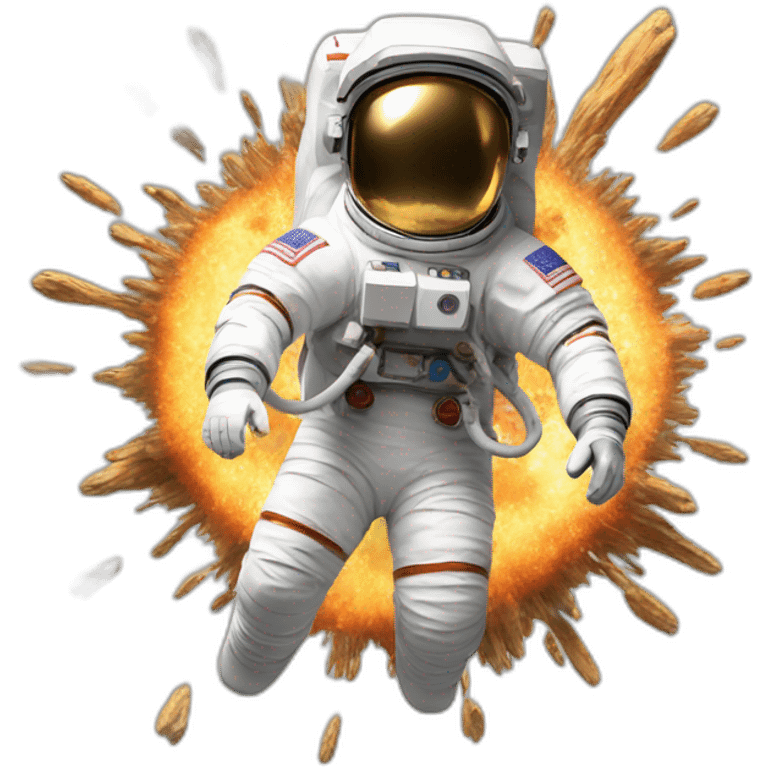 explosion astronaut emoji