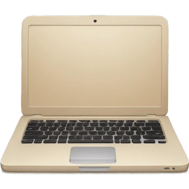 beige laptop emoji