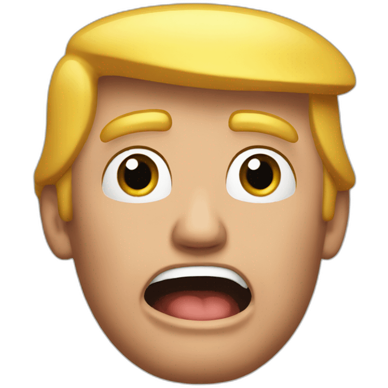 donald trump shocked emoji