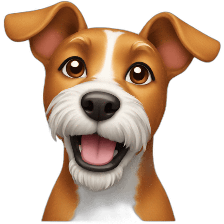 ginger terrier dog emoji