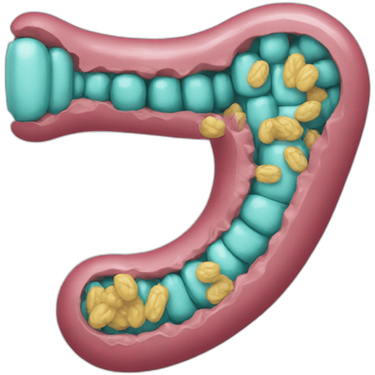 colon organ emoji