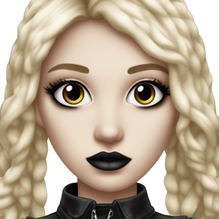 hyper realistic goth blonde victoria secret model emoji