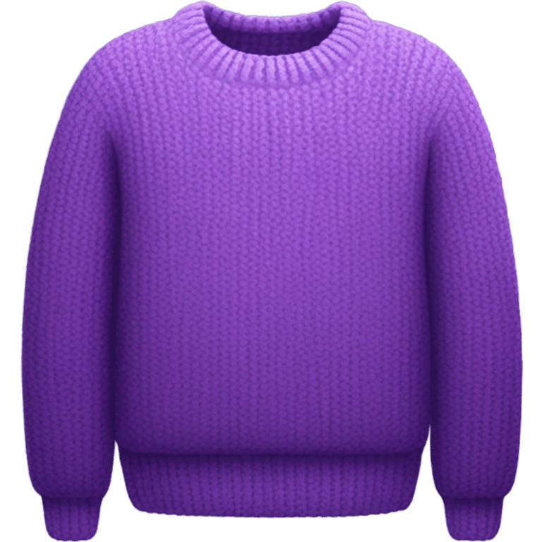 Purple sweater emoji