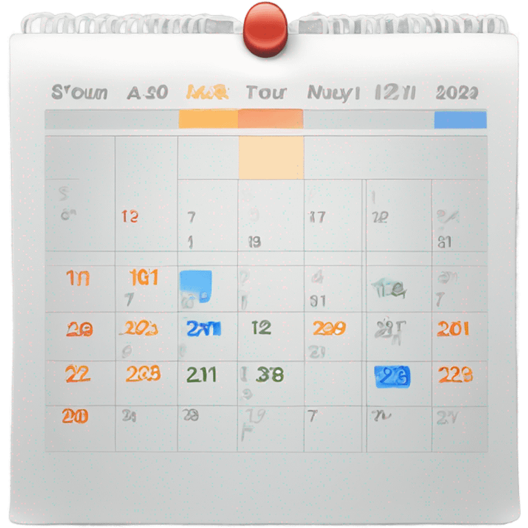 calendar emoji