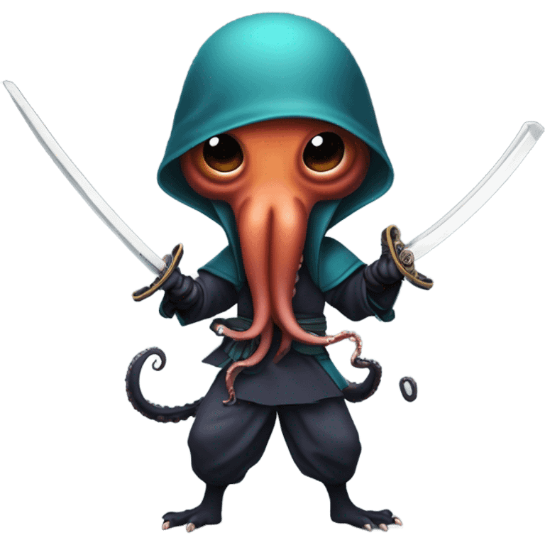 Ninja octopus  emoji