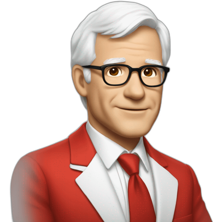 steve martin in a red suit emoji