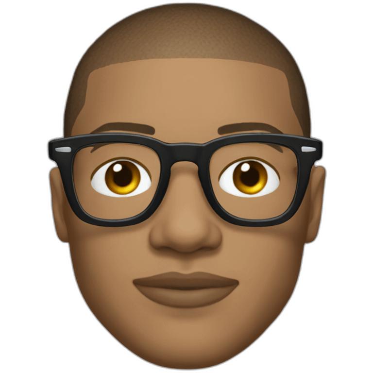 mbappe france glasses emoji