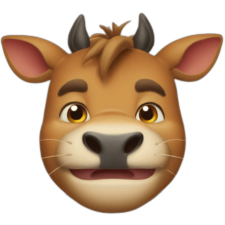 face of pumba emoji