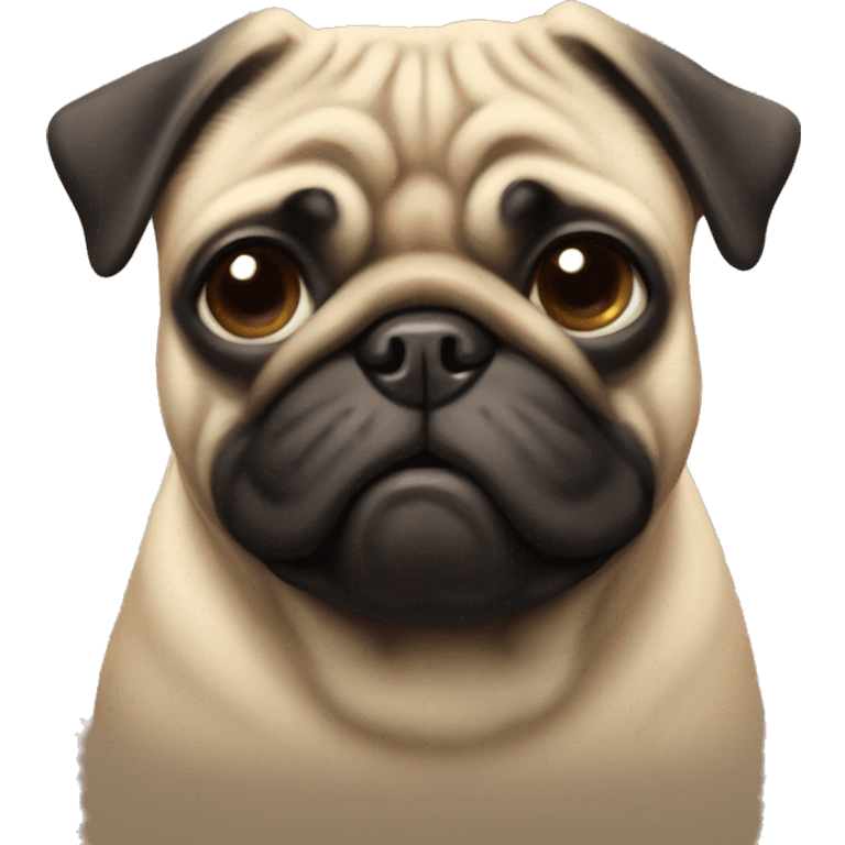 pug at heart  emoji