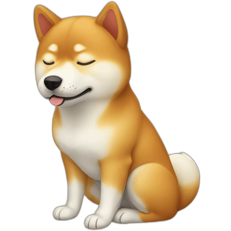 sleeping-shiba-dog emoji