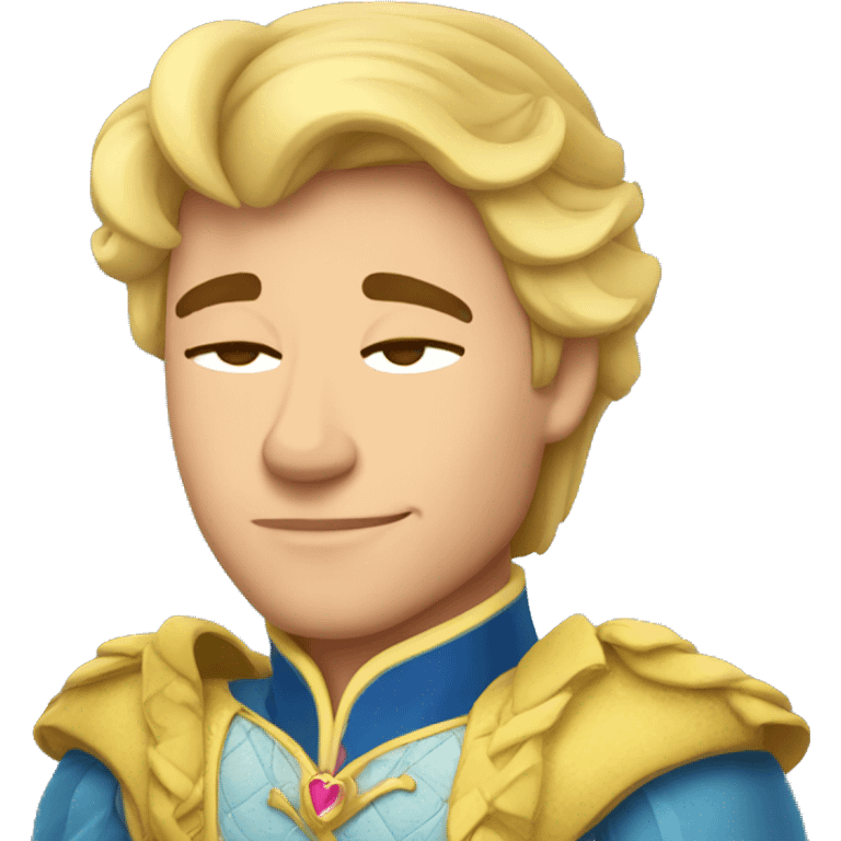 Sleeping beauty prince  emoji