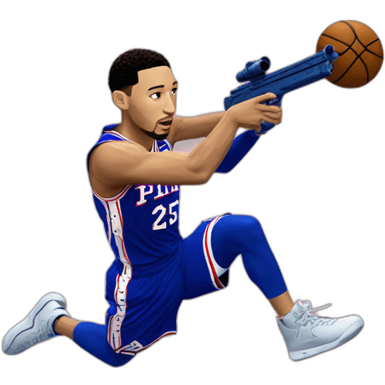 Ben Simmons qui shoote emoji