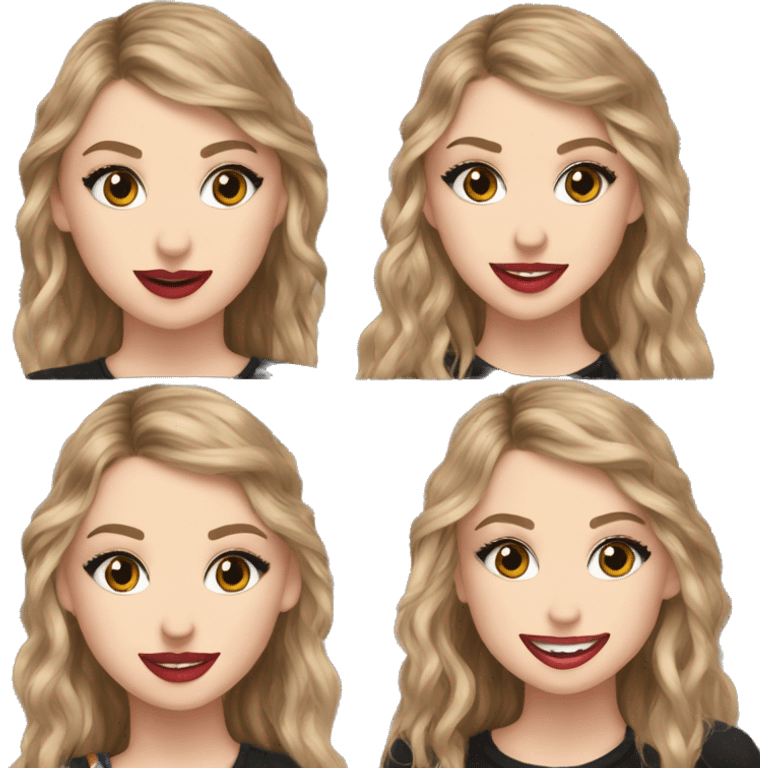 taylor swift with sabrina carpenter emoji