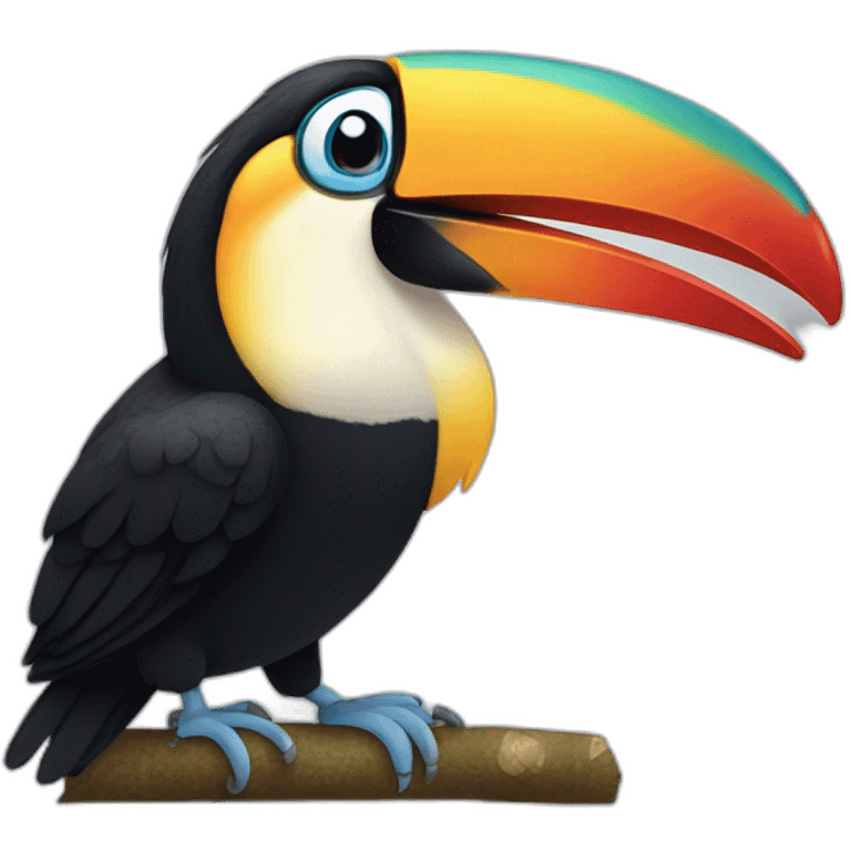 Crying Toucan emoji