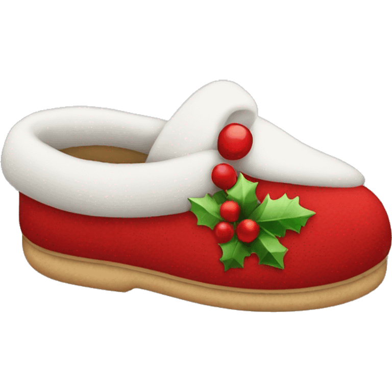 christmas slippers emoji