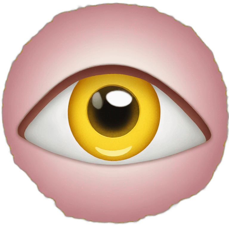 A face with eye diamonds emoji