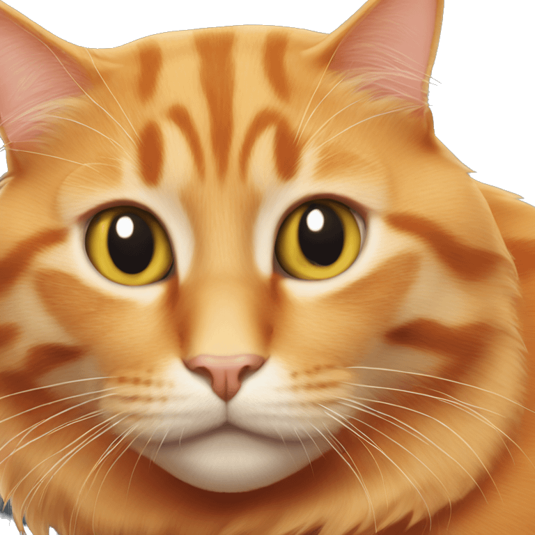 Orange cat emoji