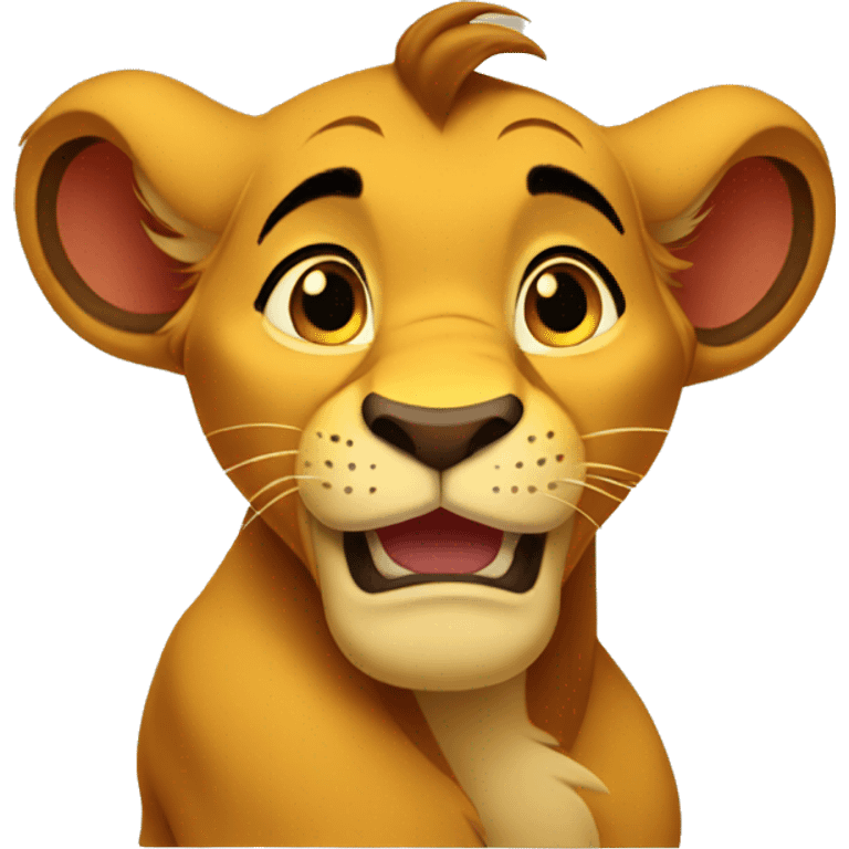 simba disney emoji