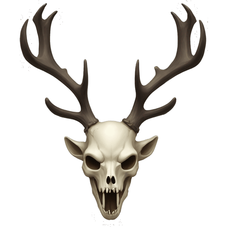 Wendigo with deer skull head  emoji