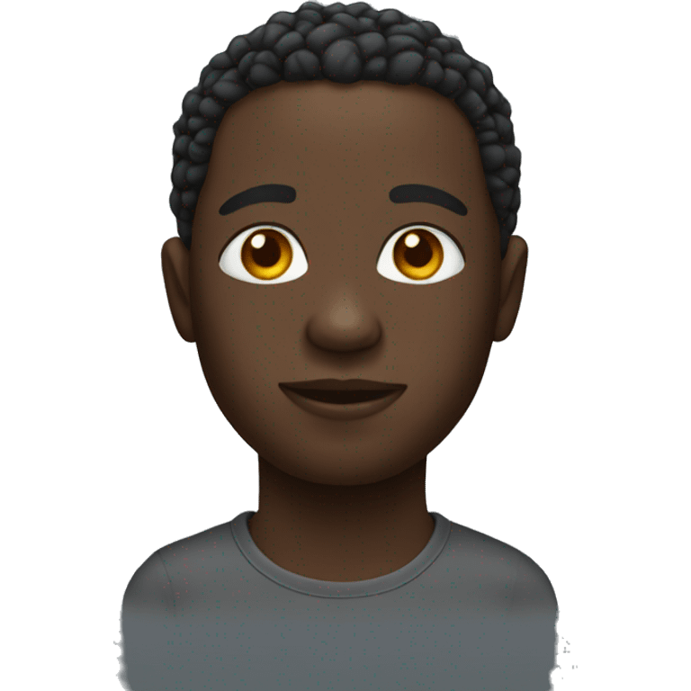 Black african emoji