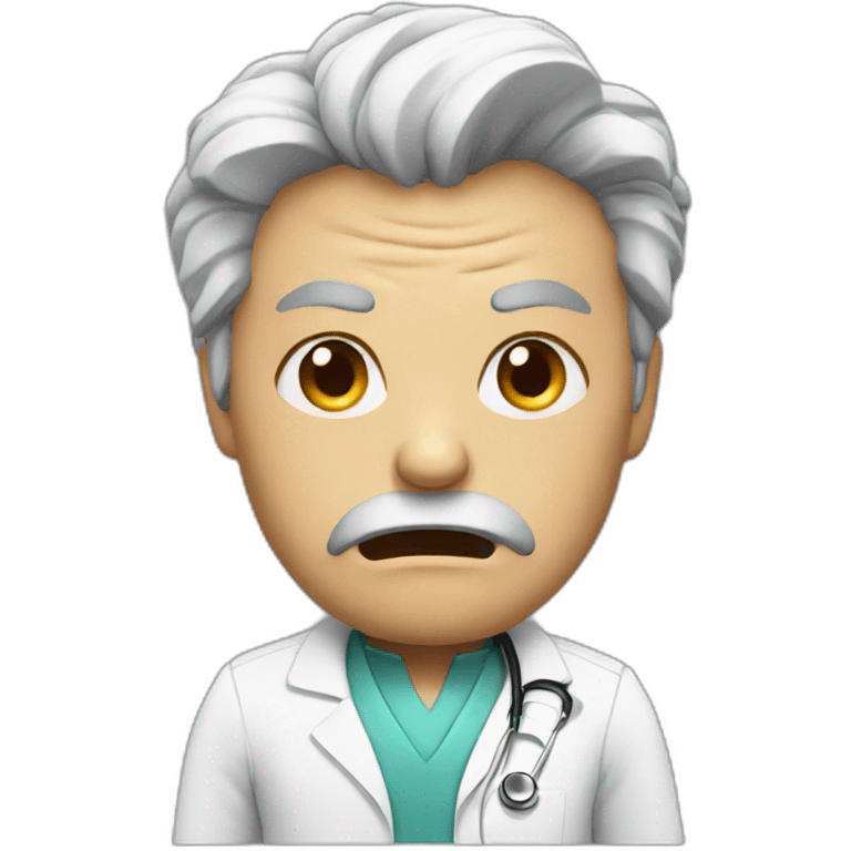 Angry doctor emoji