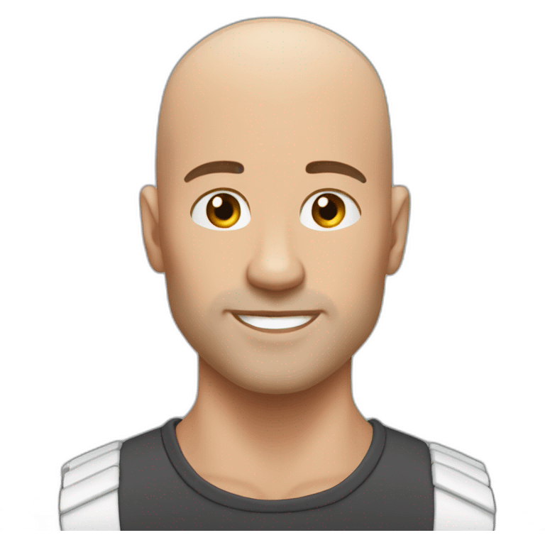 a musculine bald head andrew tate emoji