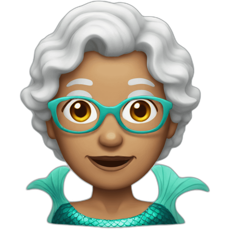 Mermaid, grandma emoji