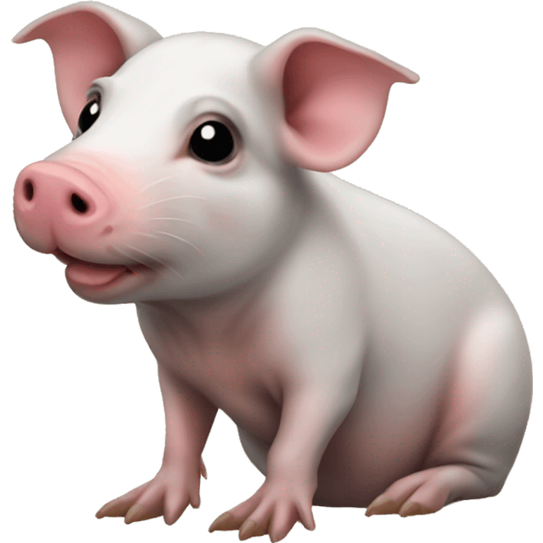 Skinny pig emoji