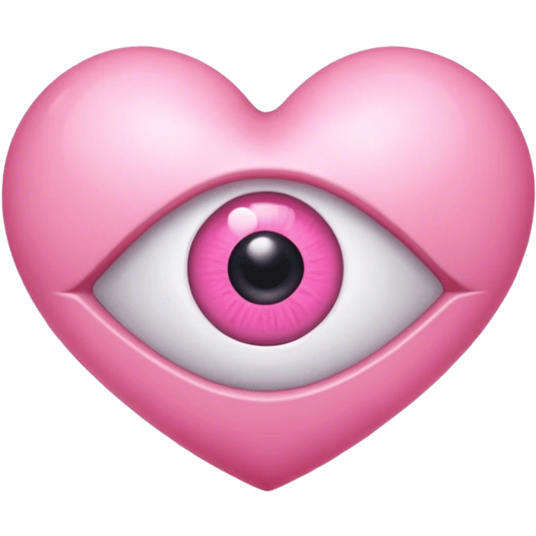 pink heart eye emoji