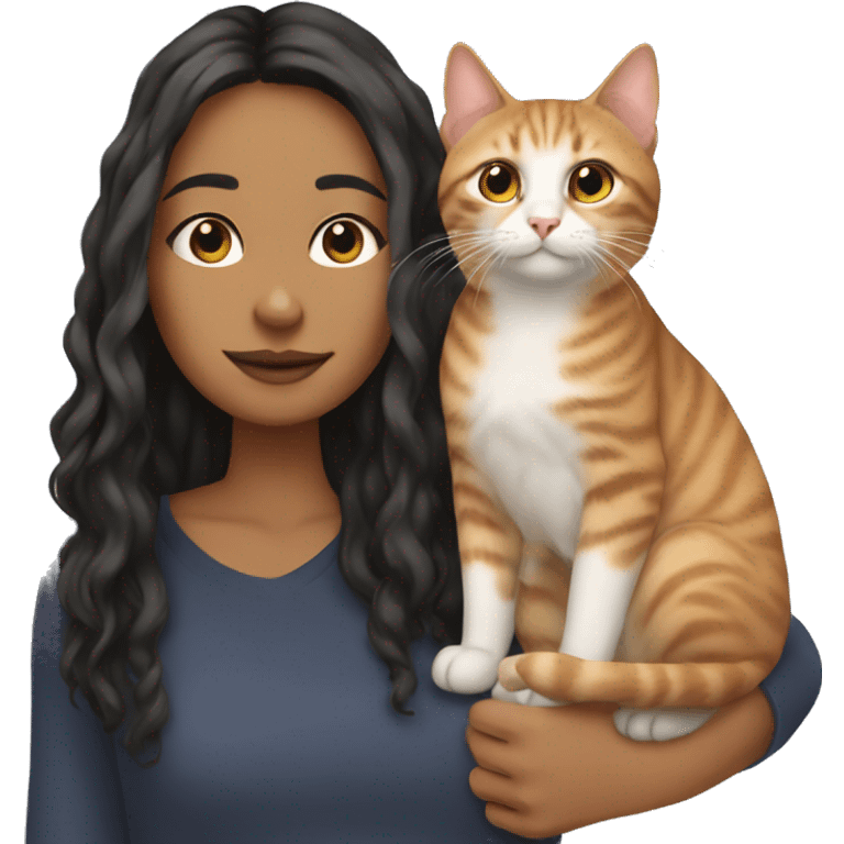 Me and my cat emoji