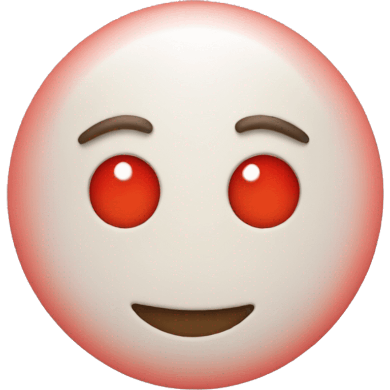 pastel red dot emoji