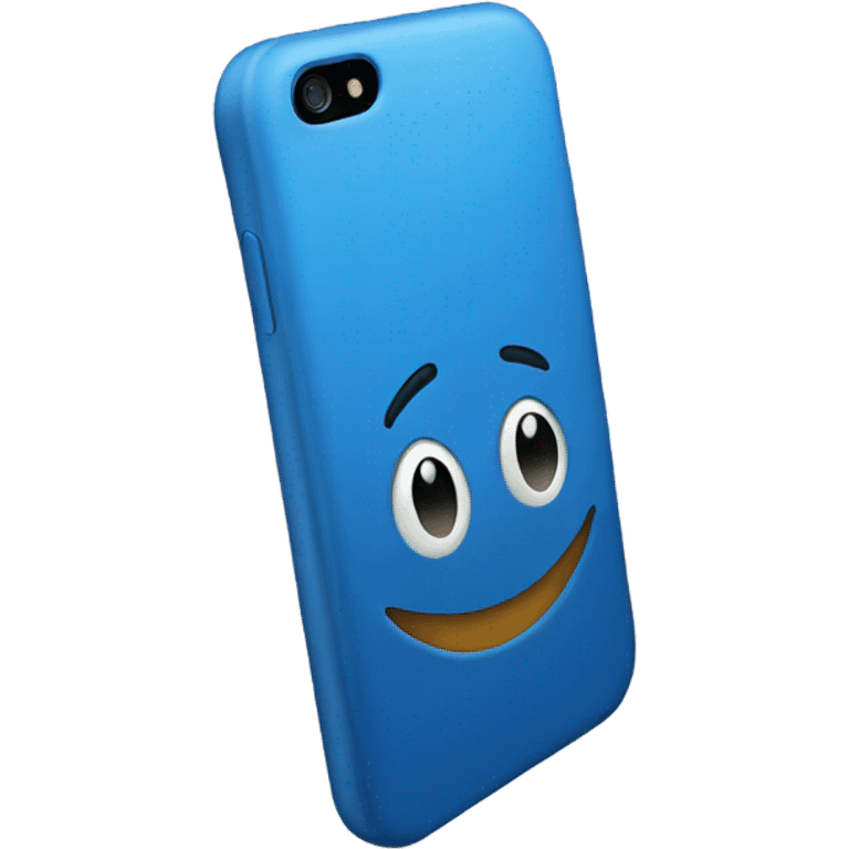 blue iphone15 emoji