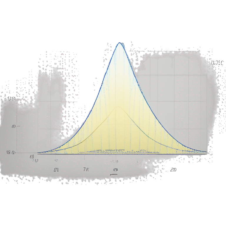 Normal distribution matplotlib emoji