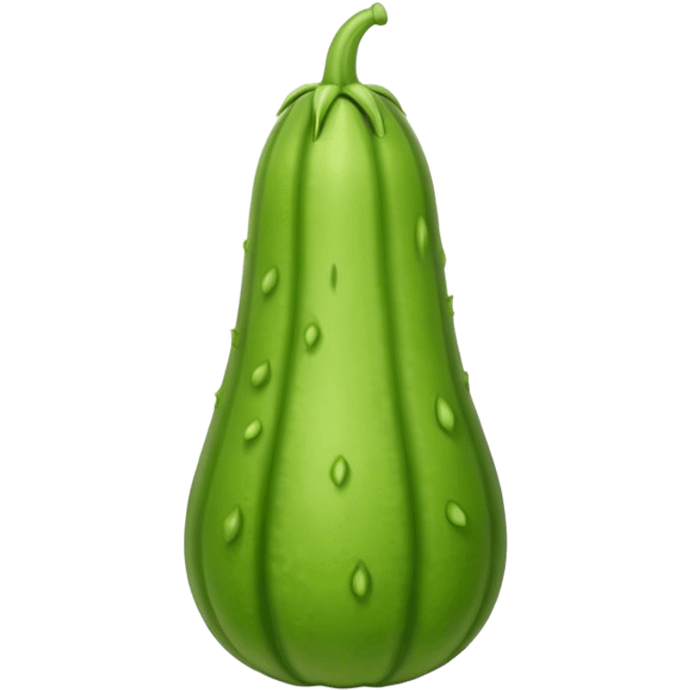 A long bitter gourd emoji