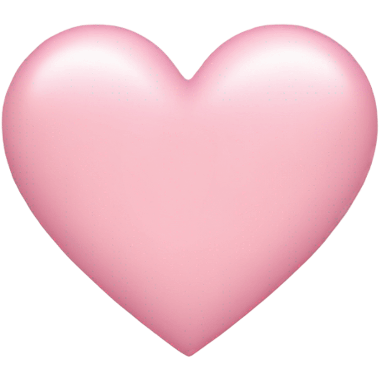 Light pink heart emoji