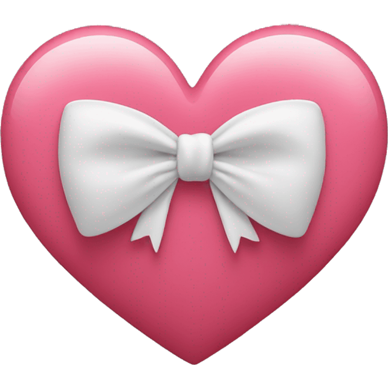 Heart with bow emoji