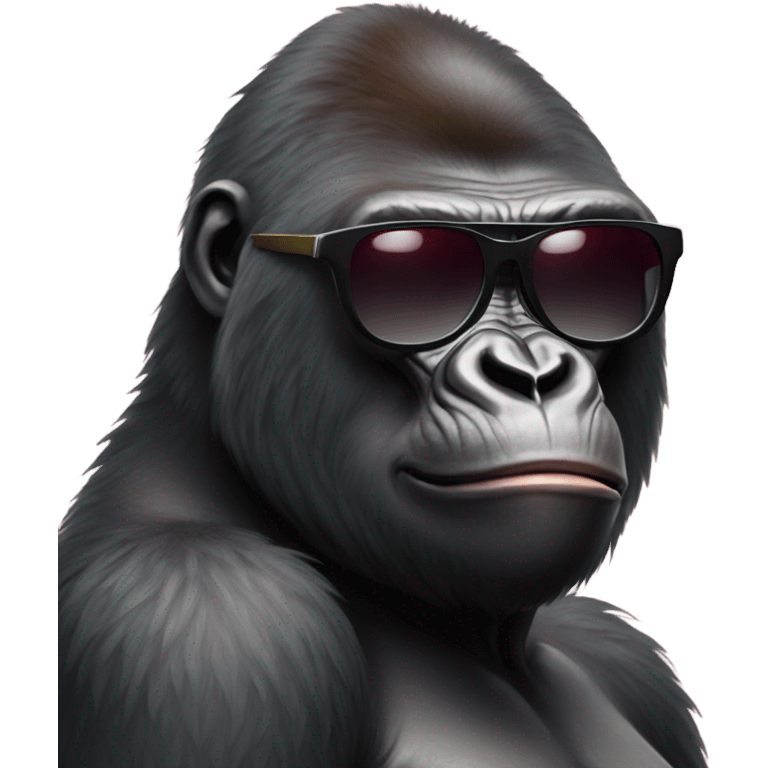 gorilla with sunglasses emoji