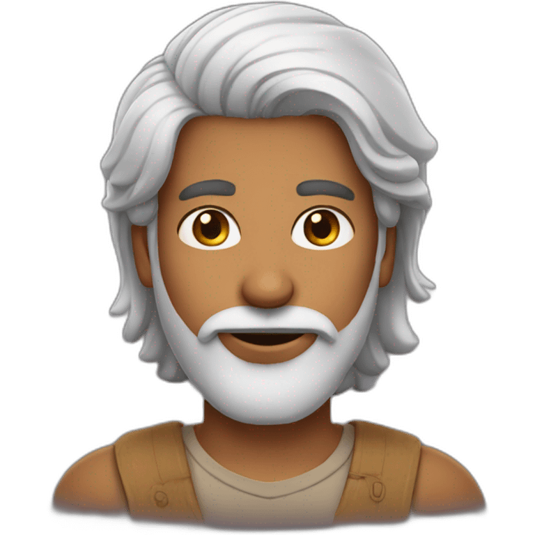 Indian male age 35 with beard emoji