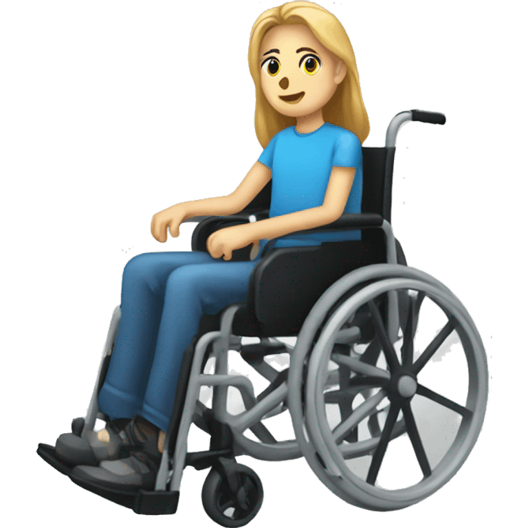 disabled person in a wheelchair emoji