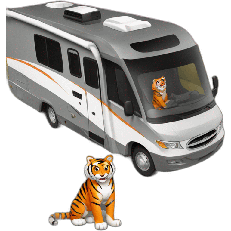 Clemson-tiger-driving-a-class-a-rv emoji