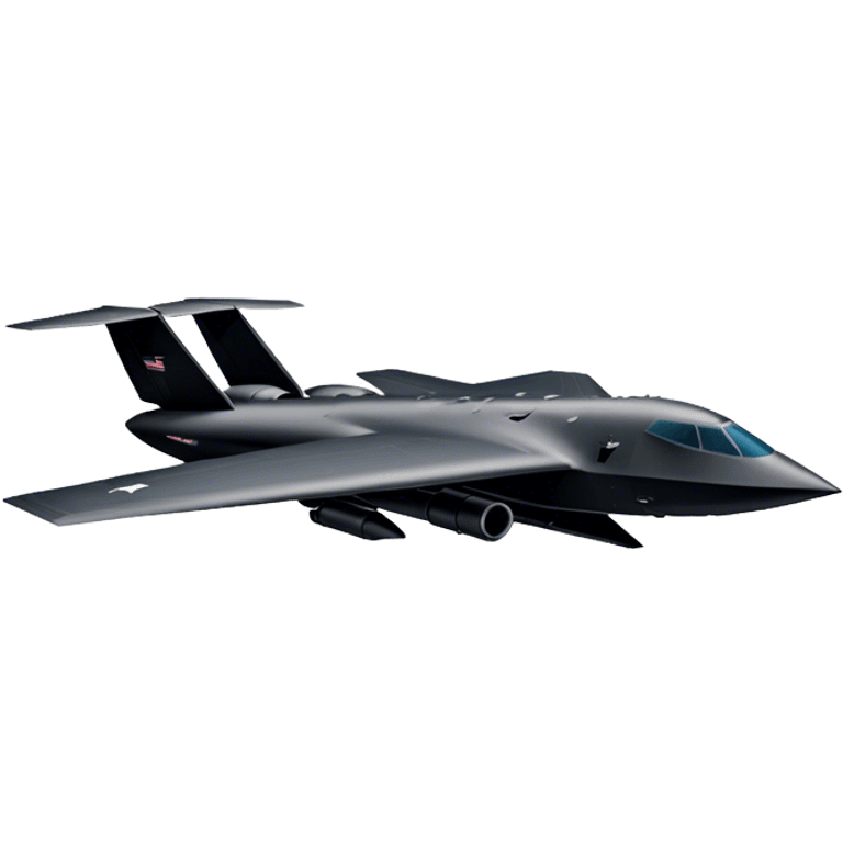 B-2 Spirit bomber - Northrop B-2 (Model Year: 2021) (Iconic colour: Stealth black) emoji