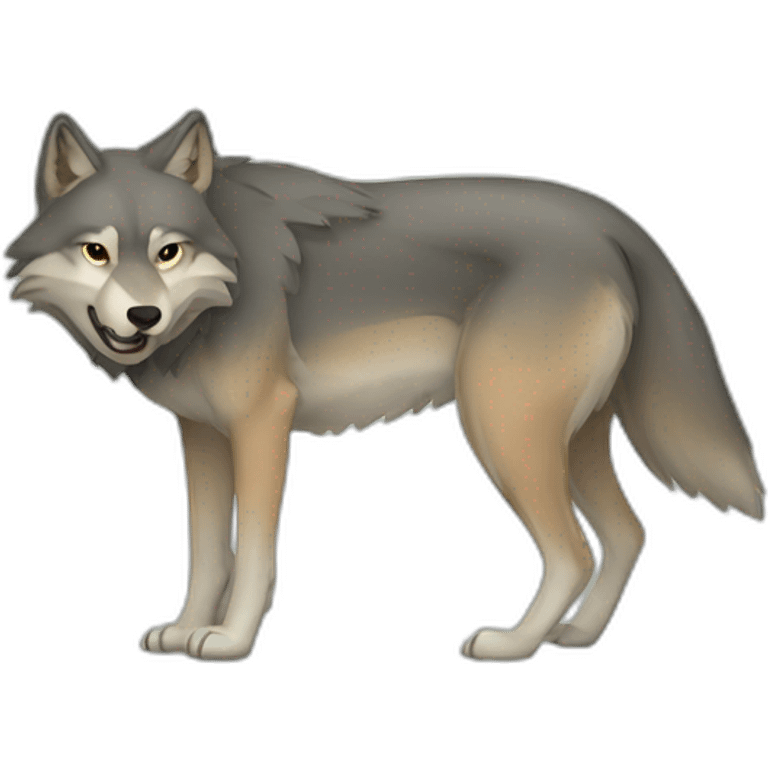 Wolf den emoji