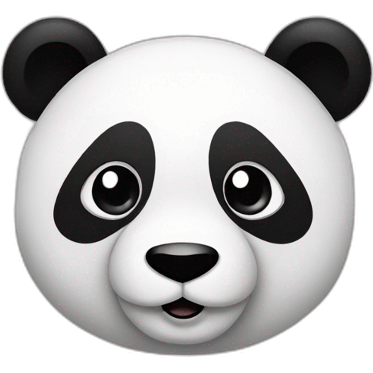 Panda sur ouse emoji